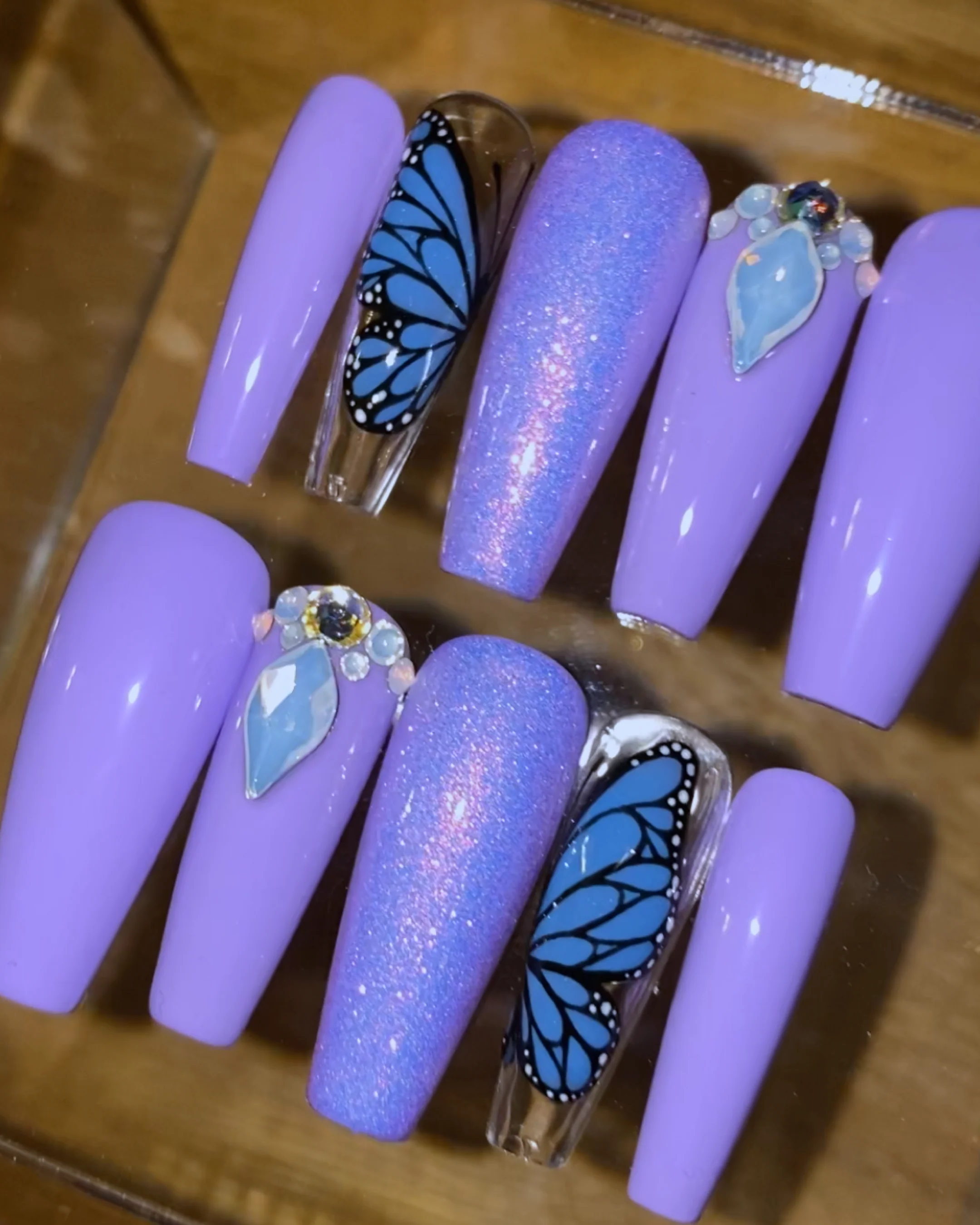 Custom Butterfly Press-Ons - Image 4