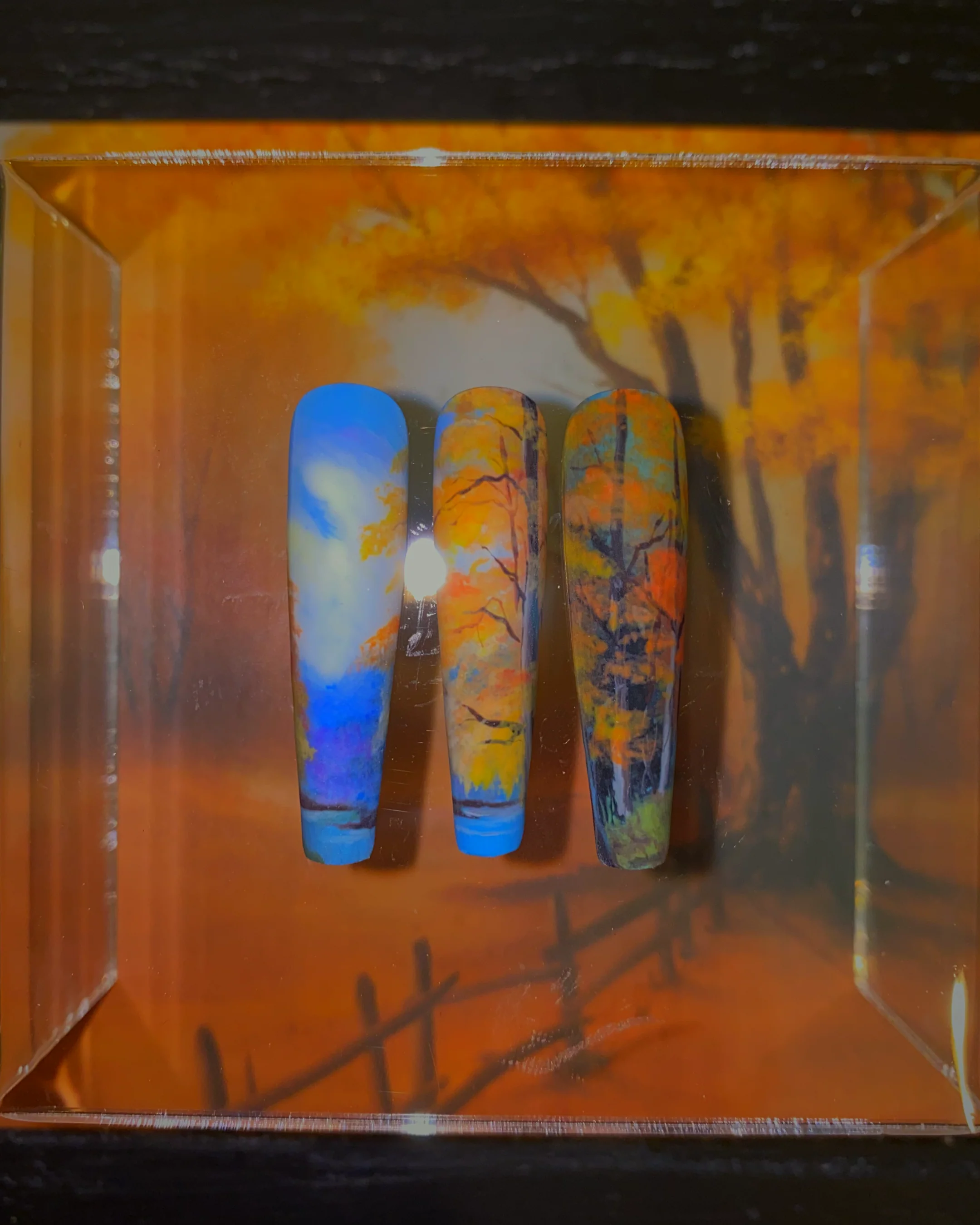 Custom Bob Ross Press-Ons - Image 3