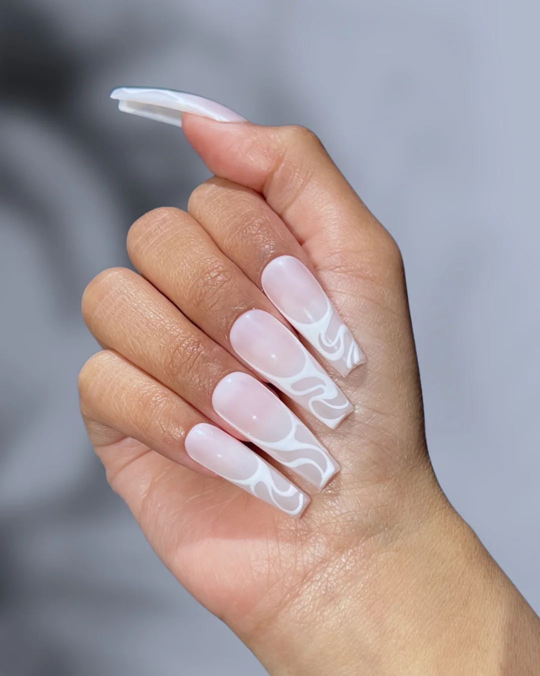 French Swirl Blanc