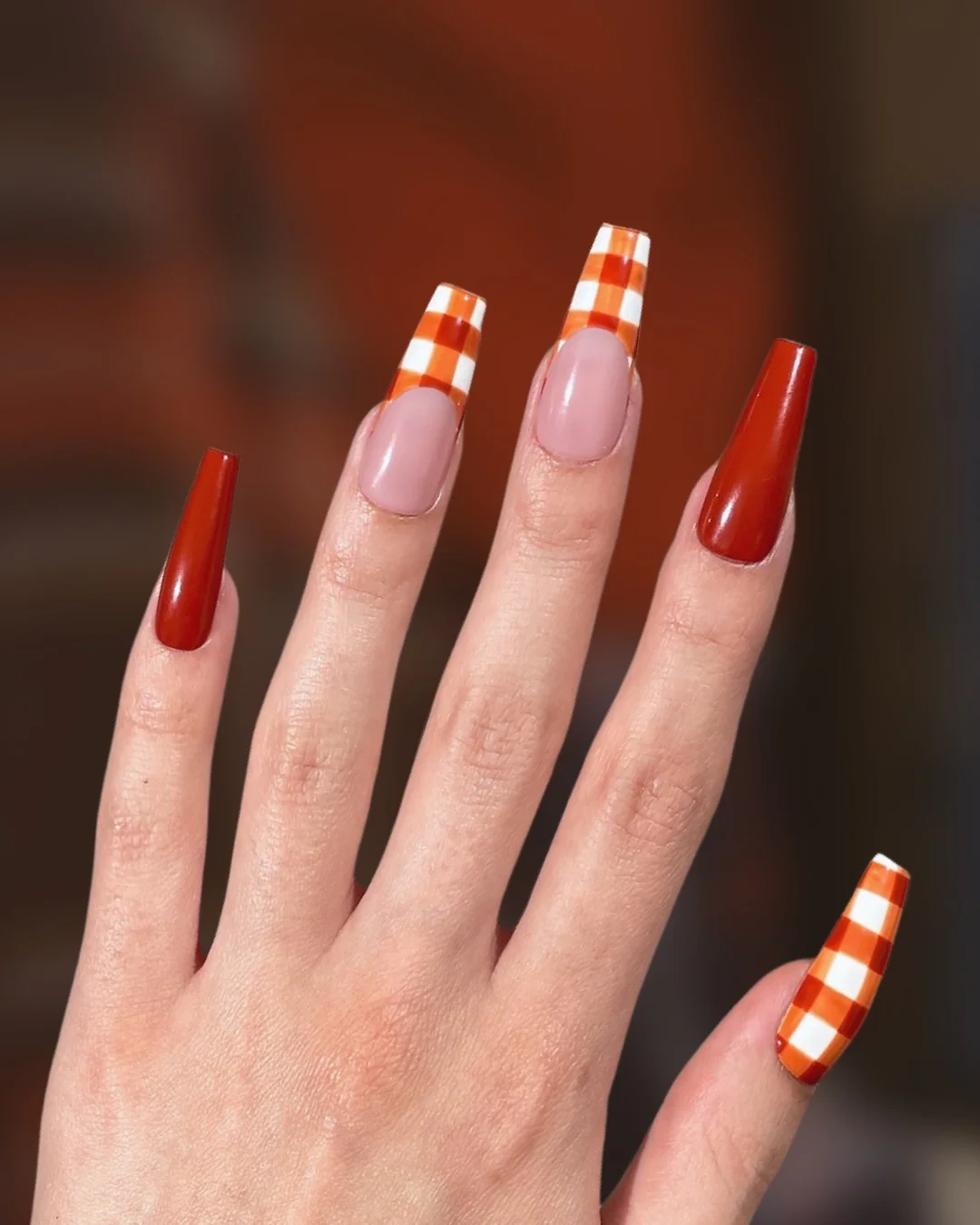 Pumpkin Spice Gingham - Image 2